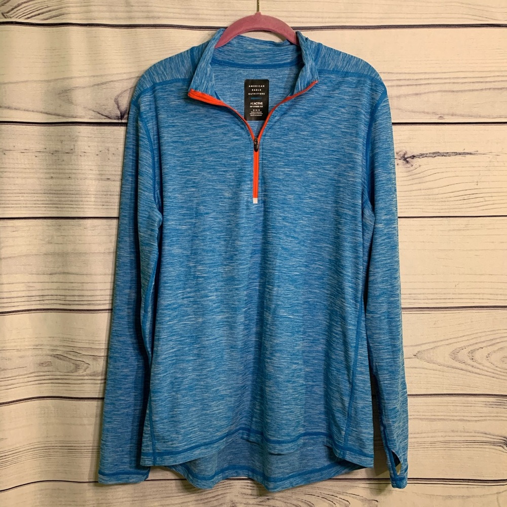 American Eagle | Active Blue Pullover Shirt